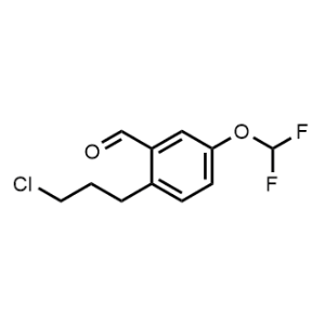 2-(3-Chloropropyl)-5-(difluoromethoxy)benzaldehyde|CS-1217227