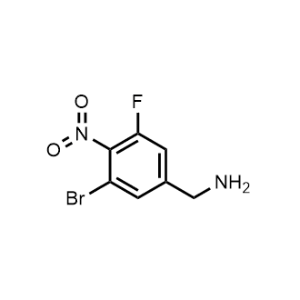 (3-Bromo-5-fluoro-4-nitrophenyl)methanamine|CS-1217301
