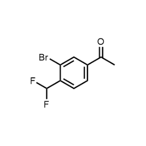 1-(3-Bromo-4-(difluoromethyl)phenyl)ethan-1-one|CS-1217308