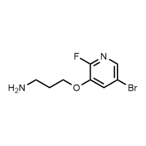 3-((5-Bromo-2-fluoropyridin-3-yl)oxy)propan-1-amine|CS-1217320