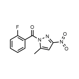 (2-Fluorophenyl)(5-methyl-3-nitro-1H-pyrazol-1-yl)methanone|CS-1217382