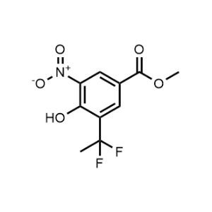 Methyl 3-(1,1-difluoroethyl)-4-hydroxy-5-nitrobenzoate|CS-1217402