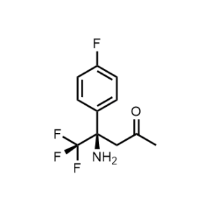 (R)-4-Amino-5,5,5-trifluoro-4-(4-fluorophenyl)pentan-2-one|CS-1217426