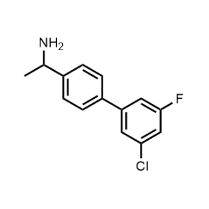 1-(3'-Chloro-5'-fluoro-[1,1'-biphenyl]-4-yl)ethan-1-amine|CS-1217649