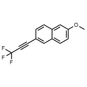 2-Methoxy-6-(3,3,3-trifluoroprop-1-yn-1-yl)naphthalene|CS-1217842