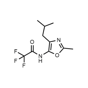 2,2,2-Trifluoro-N-(4-isobutyl-2-methyloxazol-5-yl)acetamide|CS-1217845