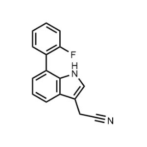 2-(7-(2-Fluorophenyl)-1H-indol-3-yl)acetonitrile|CS-1217927