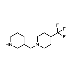1-(Piperidin-3-ylmethyl)-4-(trifluoromethyl)piperidine|CS-1217947