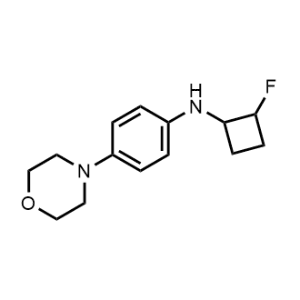 N-(2-Fluorocyclobutyl)-4-morpholinoaniline|CS-1217952