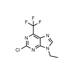 2-Chloro-9-ethyl-6-(trifluoromethyl)-9H-purine|CS-1217971
