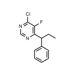 4-Chloro-5-fluoro-6-(1-phenylpropyl)pyrimidine|CS-1218030