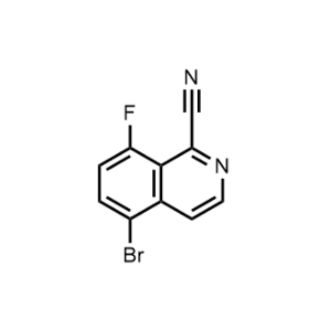 5-Bromo-8-fluoroisoquinoline-1-carbonitrile|CS-1218123