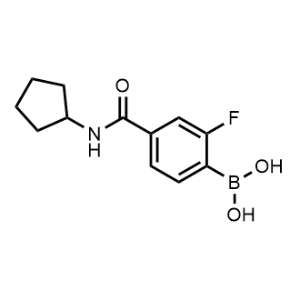 (4-(Cyclopentylcarbamoyl)-2-fluorophenyl)boronic acid|CS-1218147