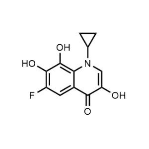 1-Cyclopropyl-6-fluoro-3,7,8-trihydroxyquinolin-4(1H)-one|CS-1218266