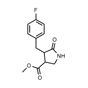 Methyl 4-(4-fluorobenzyl)-5-oxopyrrolidine-3-carboxylate|CS-1218325