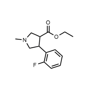 Ethyl 4-(2-fluorophenyl)-1-methylpyrrolidine-3-carboxylate|CS-1218363