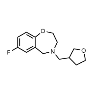 7-Fluoro-4-((tetrahydrofuran-3-yl)methyl)-2,3,4,5-tetrahydrobenzo[f][1,4]oxazepine|CS-1218365