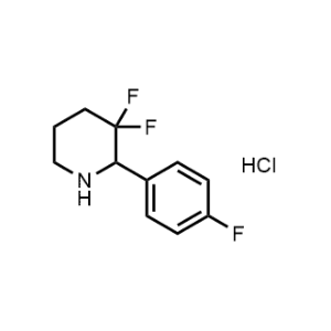 3,3-Difluoro-2-(4-fluorophenyl)piperidine hydrochloride|CS-1218432