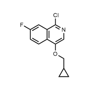 1-Chloro-4-(cyclopropylmethoxy)-7-fluoroisoquinoline|CS-1218438