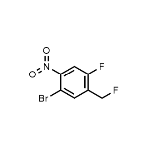 1-Bromo-4-fluoro-5-(fluoromethyl)-2-nitrobenzene|CS-1218474