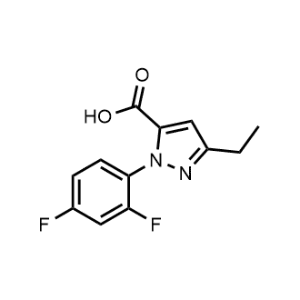 1-(2,4-Difluorophenyl)-3-ethyl-1H-pyrazole-5-carboxylic acid|CS-1218742
