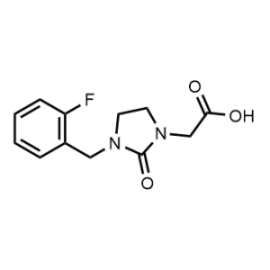 2-(3-(2-Fluorobenzyl)-2-oxoimidazolidin-1-yl)acetic acid|CS-1218793