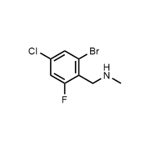 1-(2-Bromo-4-chloro-6-fluorophenyl)-N-methylmethanamine|CS-1218851
