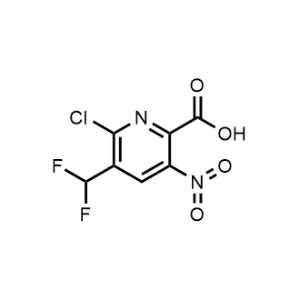 6-Chloro-5-(difluoromethyl)-3-nitropicolinic acid|CS-1218853