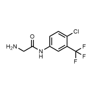2-Amino-N-(4-chloro-3-(trifluoromethyl)phenyl)acetamide|CS-1218880