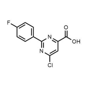 6-Chloro-2-(4-fluorophenyl)pyrimidine-4-carboxylic acid|CS-1218883