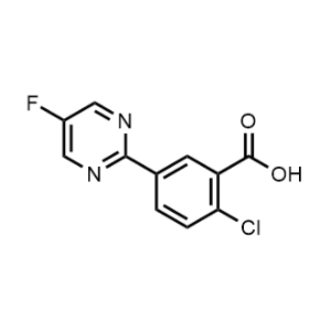 2-Chloro-5-(5-fluoropyrimidin-2-yl)benzoic acid|CS-1218884