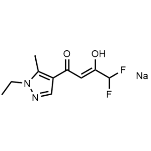 1-(1-Ethyl-5-methyl-1H-pyrazol-4-yl)-4,4-difluoro-3-hydroxybut-2-en-1-one, sodium salt|CS-1219093
