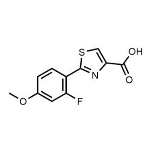 2-(2-Fluoro-4-methoxyphenyl)thiazole-4-carboxylic acid|CS-1219153