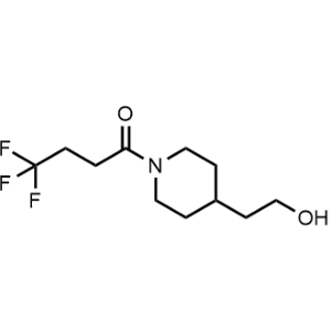 4,4,4-Trifluoro-1-(4-(2-hydroxyethyl)piperidin-1-yl)butan-1-one|CS-1219162