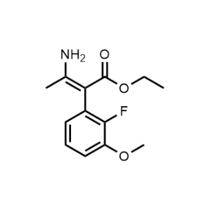 Ethyl 3-amino-2-(2-fluoro-3-methoxyphenyl)but-2-enoate|CS-1219168
