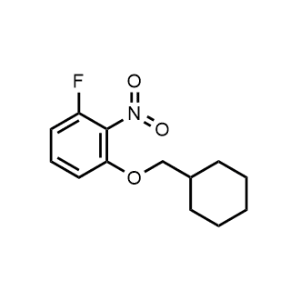 1-(Cyclohexylmethoxy)-3-fluoro-2-nitrobenzene|CS-1219175