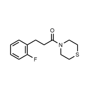 3-(2-Fluorophenyl)-1-thiomorpholinopropan-1-one|CS-1219202
