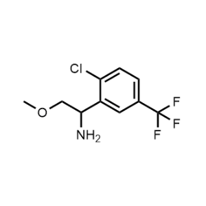 1-(2-Chloro-5-(trifluoromethyl)phenyl)-2-methoxyethan-1-amine|CS-1219245