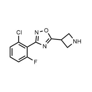 5-(Azetidin-3-yl)-3-(2-chloro-6-fluorophenyl)-1,2,4-oxadiazole|CS-1219257