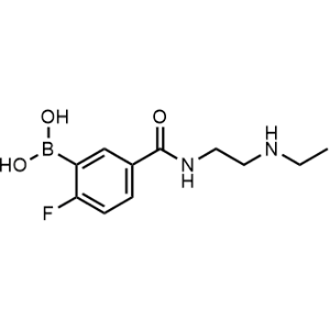 (5-((2-(Ethylamino)ethyl)carbamoyl)-2-fluorophenyl)boronic acid|CS-1219383