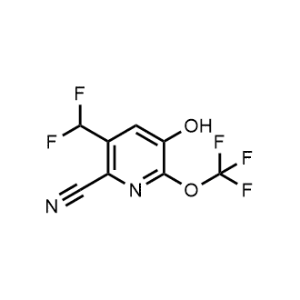 3-(Difluoromethyl)-5-hydroxy-6-(trifluoromethoxy)picolinonitrile|CS-1219407