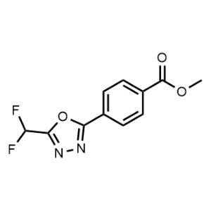 Methyl 4-(5-(difluoromethyl)-1,3,4-oxadiazol-2-yl)benzoate|CS-1219476