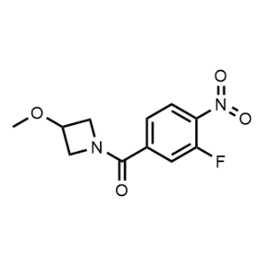 (3-Fluoro-4-nitrophenyl)(3-methoxyazetidin-1-yl)methanone|CS-1219537
