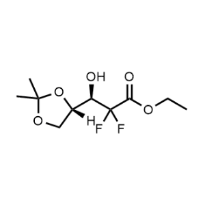 Ethyl (R)-3-((S)-2,2-dimethyl-1,3-dioxolan-4-yl)-2,2-difluoro-3-hydroxypropanoate|CS-1219540