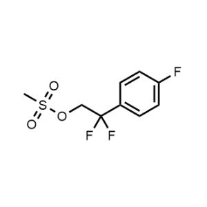 2,2-Difluoro-2-(4-fluorophenyl)ethyl methanesulfonate|CS-1219542
