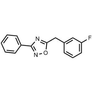 5-(3-Fluorobenzyl)-3-phenyl-1,2,4-oxadiazole|CS-1219577