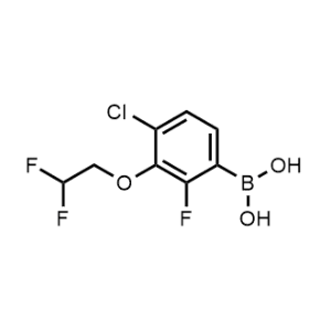 (4-Chloro-3-(2,2-difluoroethoxy)-2-fluorophenyl)boronic acid|CS-1219644