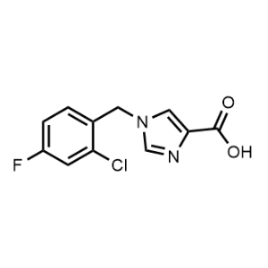 1-(2-Chloro-4-fluorobenzyl)-1H-imidazole-4-carboxylic acid|CS-1219673