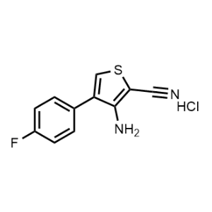 3-Amino-4-(4-fluorophenyl)thiophene-2-carbonitrile hydrochloride|CS-1219692