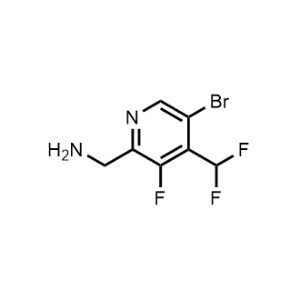 (5-Bromo-4-(difluoromethyl)-3-fluoropyridin-2-yl)methanamine|CS-1219730